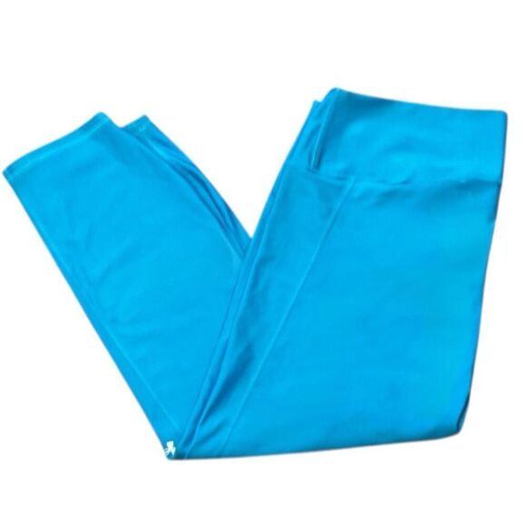 Under Armour UA Blue HeatGear High No-Slip Waistband Ankle Leggings Size XXL - Picture 10 of 11